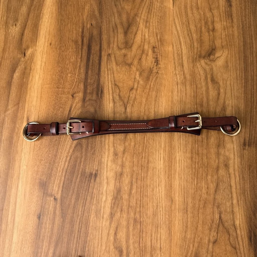 Dooney & Bourke Brown Shoulder Strap Leather Brass Hardware